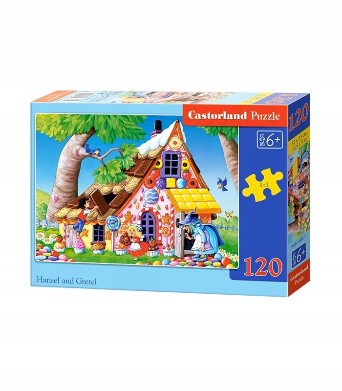 

Jaś i Małgosia Puzzle klasyczne dla dzieci 120 el.