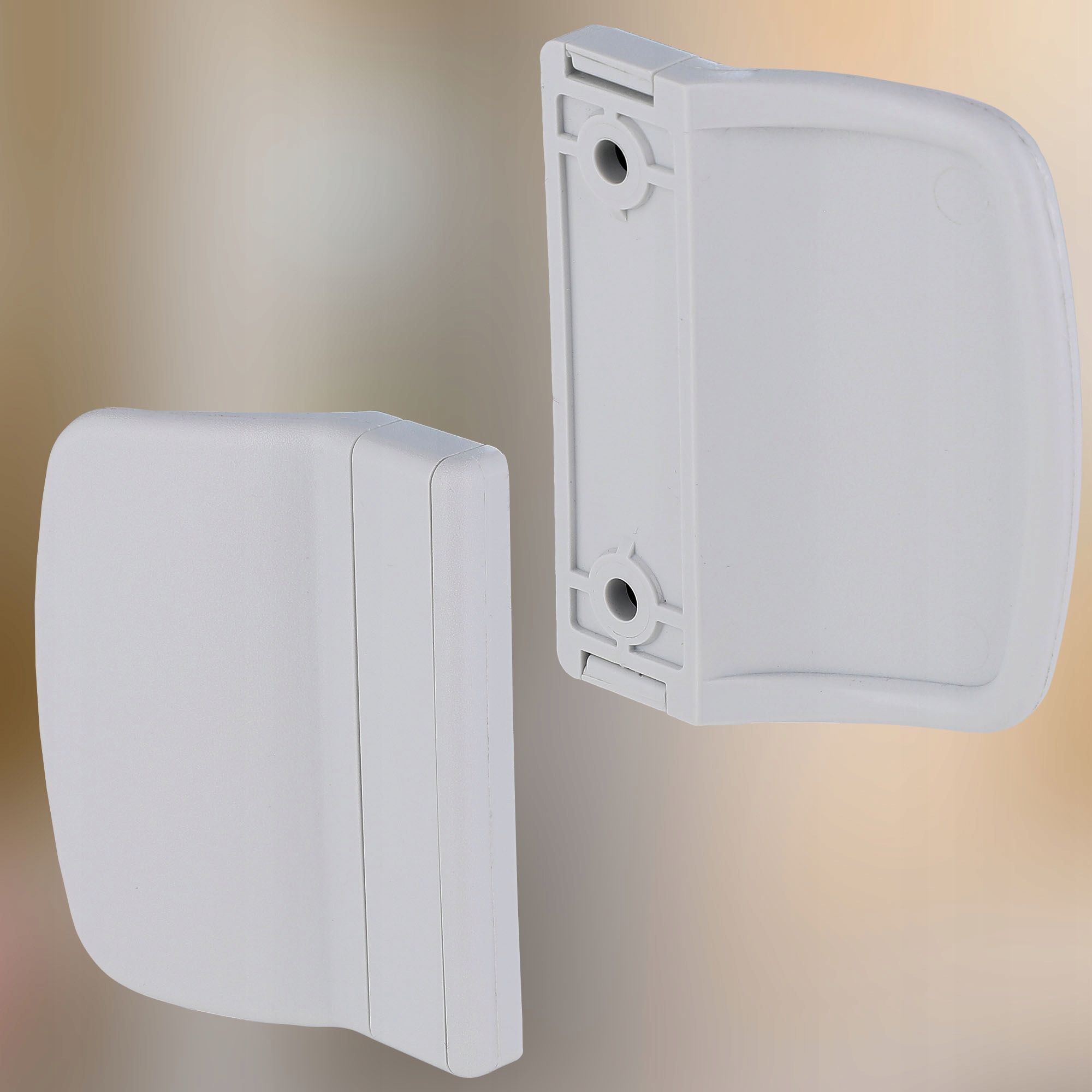 BALKONOWY UCHWYT OKIEN DRZWI POCHWYT RĄCZKA PALACZA KLAMKA DOMYKACZ POPIEL Kolor biały