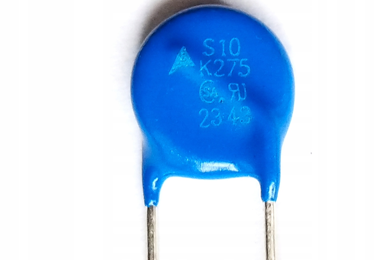 [5szt] Warystor EPCOS 275Vac S10K275 B72210S0271K101 Ø10 raster 7.5mm Producent EPCOS