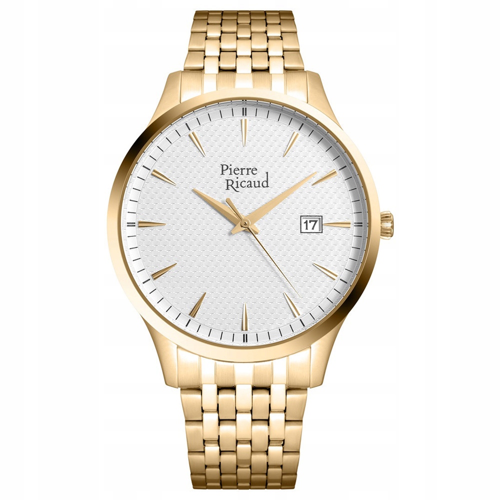 Pánské Hodinky Pierre Ricaud P91037.1113Q zlaté
