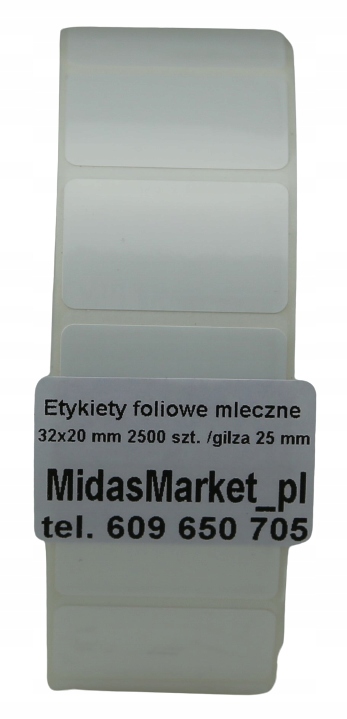 ETYKIETY FOLIOWE 32x20 /2500 MidasMarket_pl Producent Inna