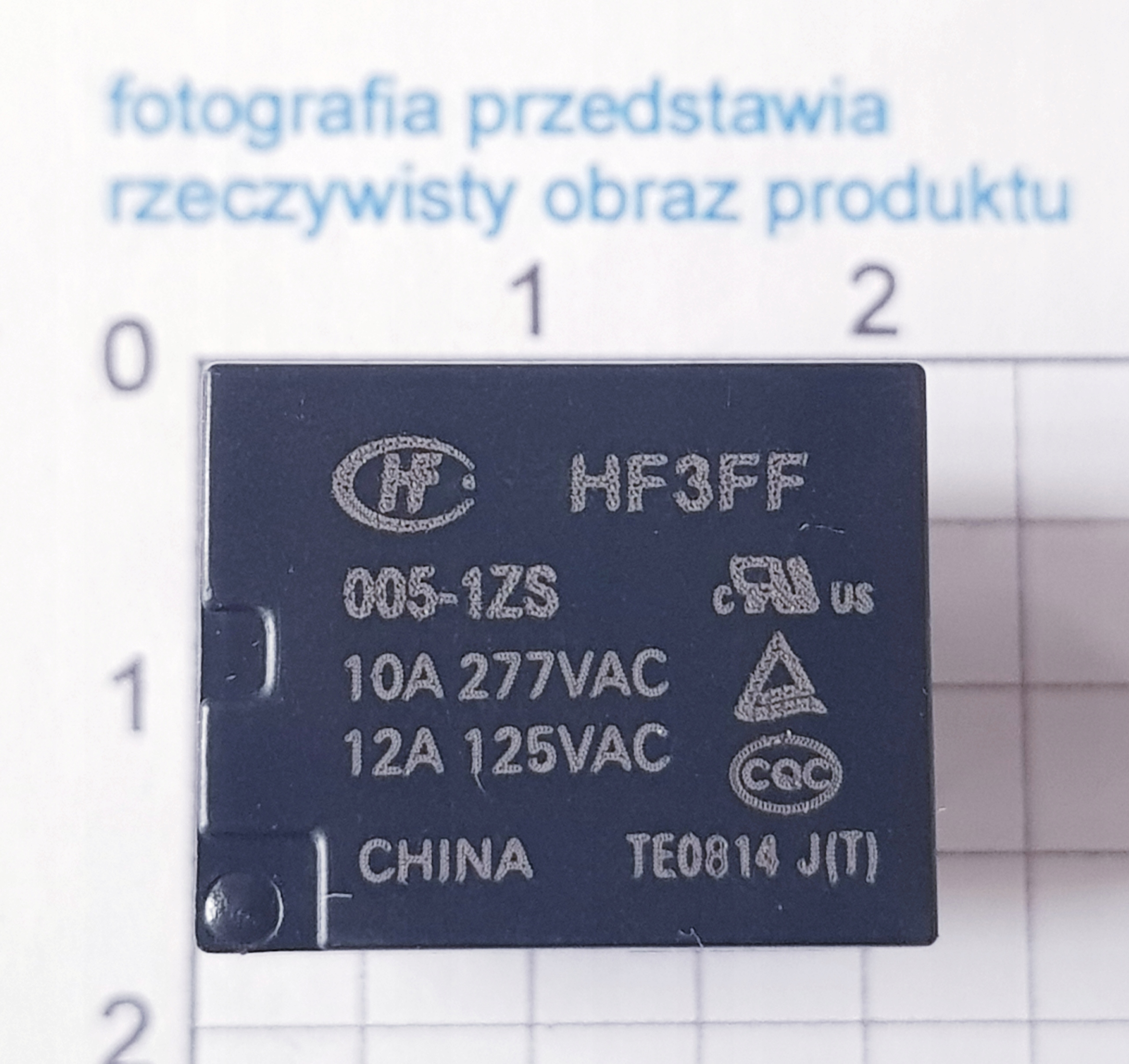 Przekaźnik HF3FF-005-1ZS 5V DC 10A Hongfa HF3FF 005-1ZS