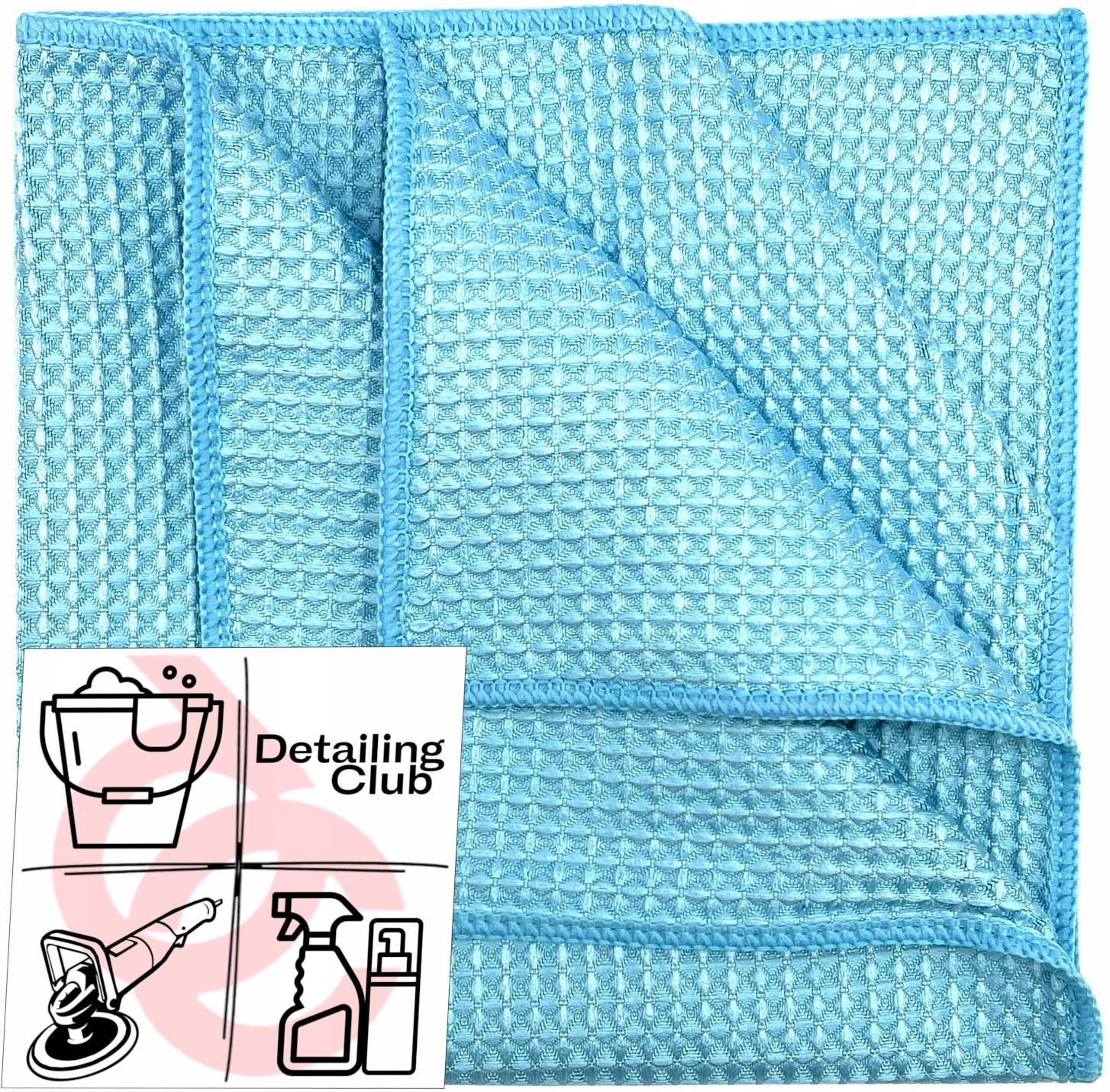 Monster Shine Mikrofibra Waflowa Do Czyszczenia Mycia Szyb Okien 40x40