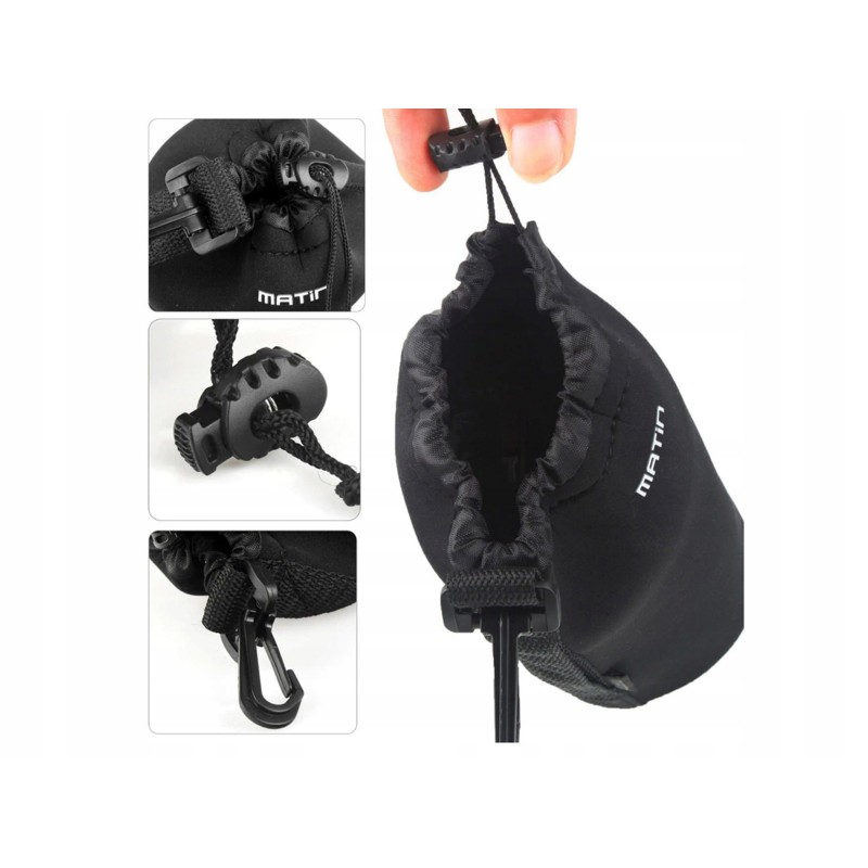 ETUI POKROWIEC NA OBIEKTYW 17x10cm NEOPRENOWE L Model L