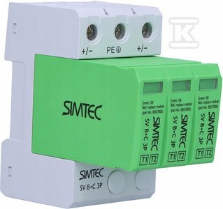 Ogr.przep.sv T1T2 3P 1000VDC Pv Simtec