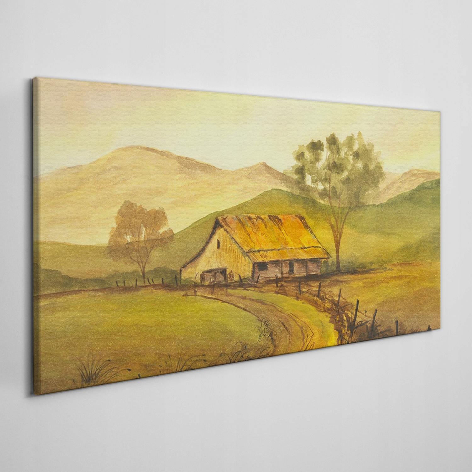 

Obraz na płótnie Malarstwo góry przyroda 140x70 cm