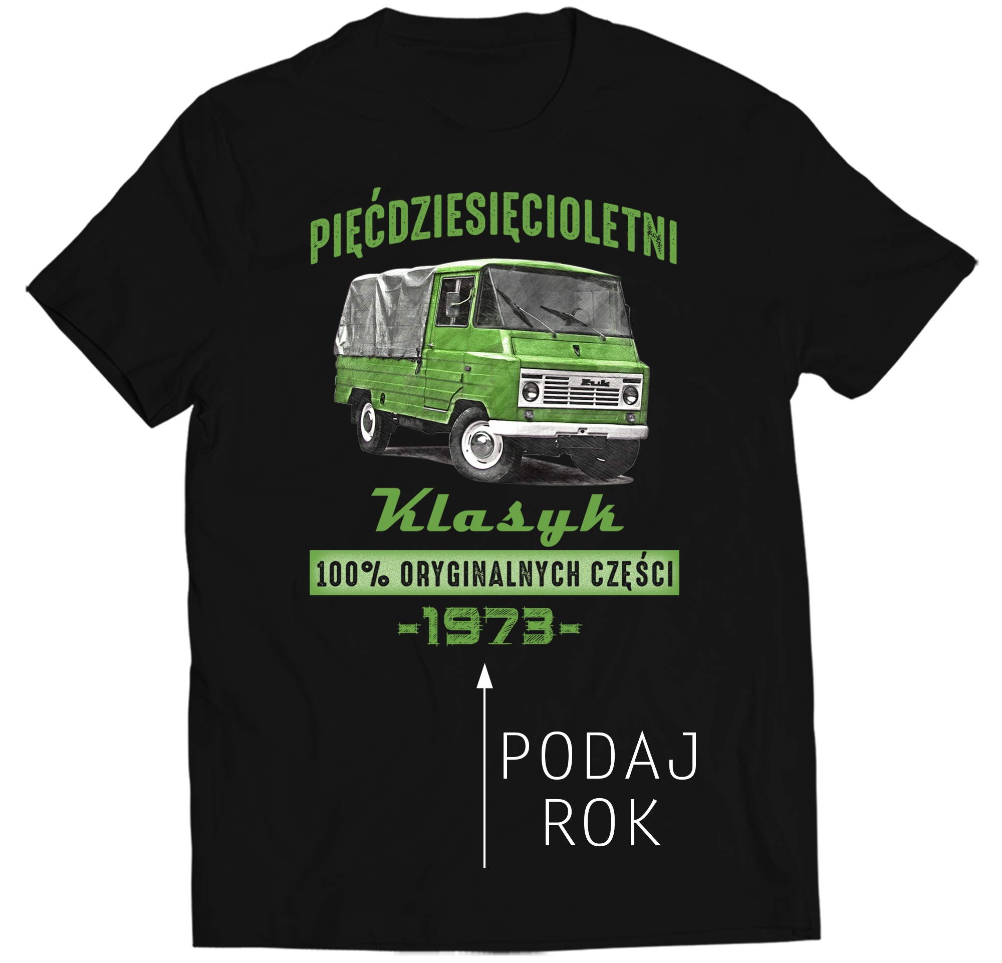 

Koszulka 30 40 50 60 Urodziny Żuk Klasyk Prl L
