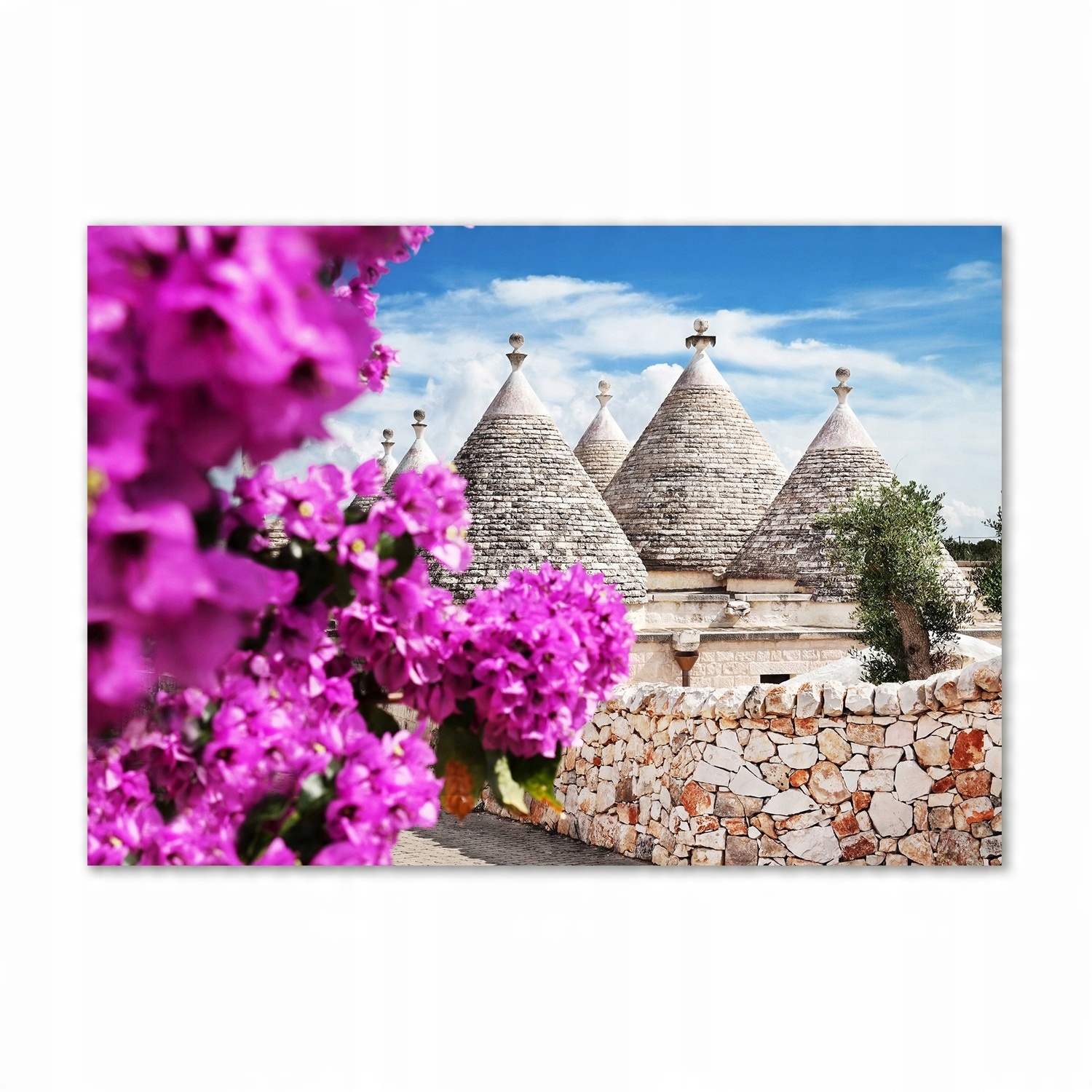 

Foto obraz szkło hartowane Domy trulli 100x70