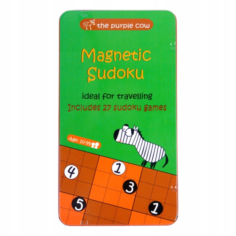 

Podróżna gra Logiczna The Purple Cow Sudoku