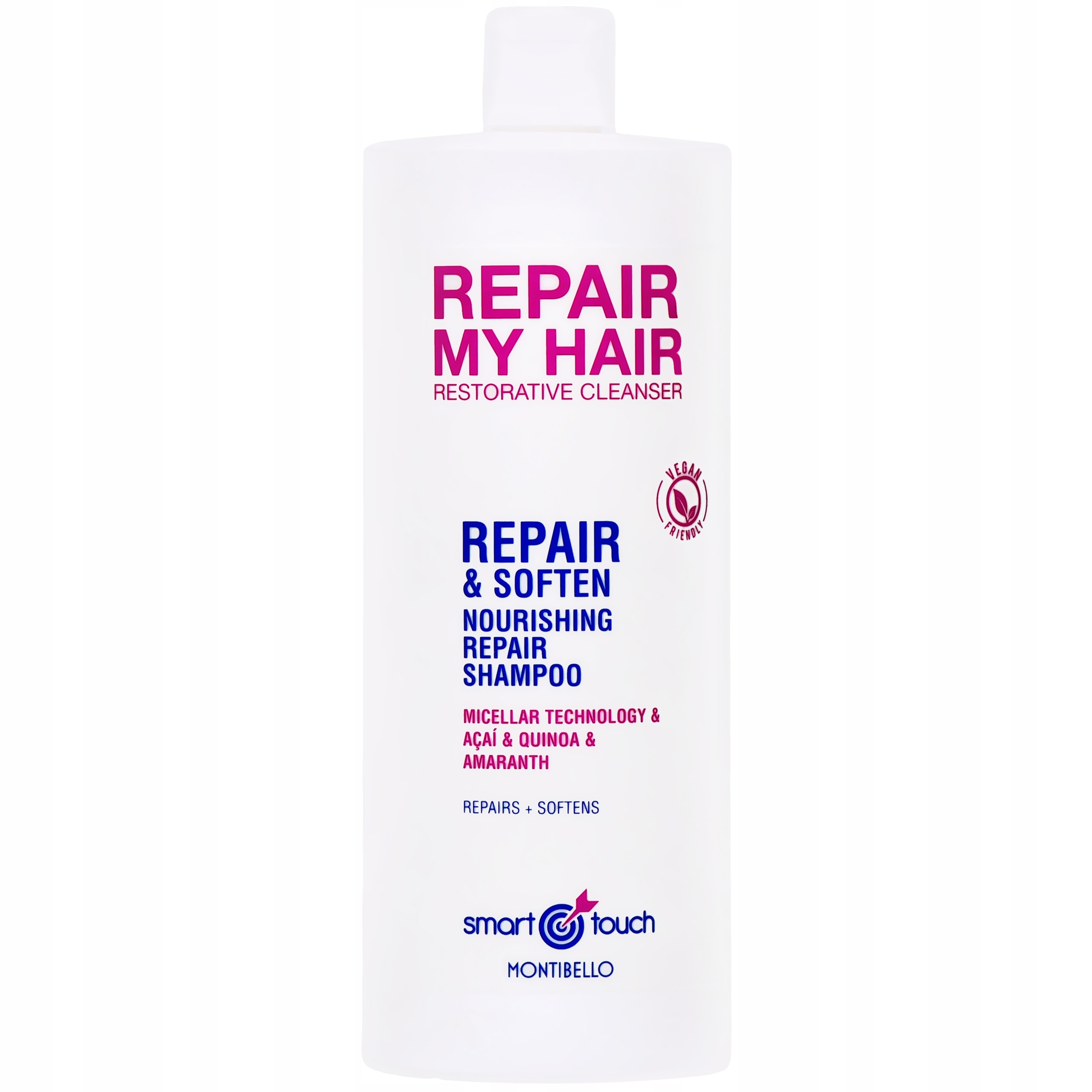 Regenerační šampon Montibello Smart Touch pro poškozené vlasy 1000 ml