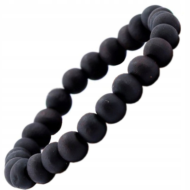 

Męska bransoletka Bransoleta koraliki drewniane