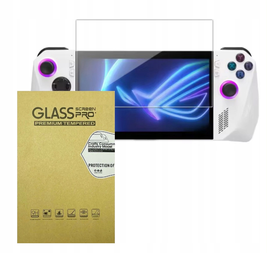 You2K Tempered glass szkło hartowane ochrona ekranu konsoli Asus Rog Ally