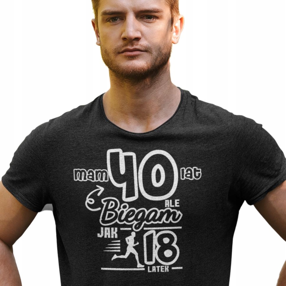 

Koszulka dla Biegacza 40 Urodziny Bieganie