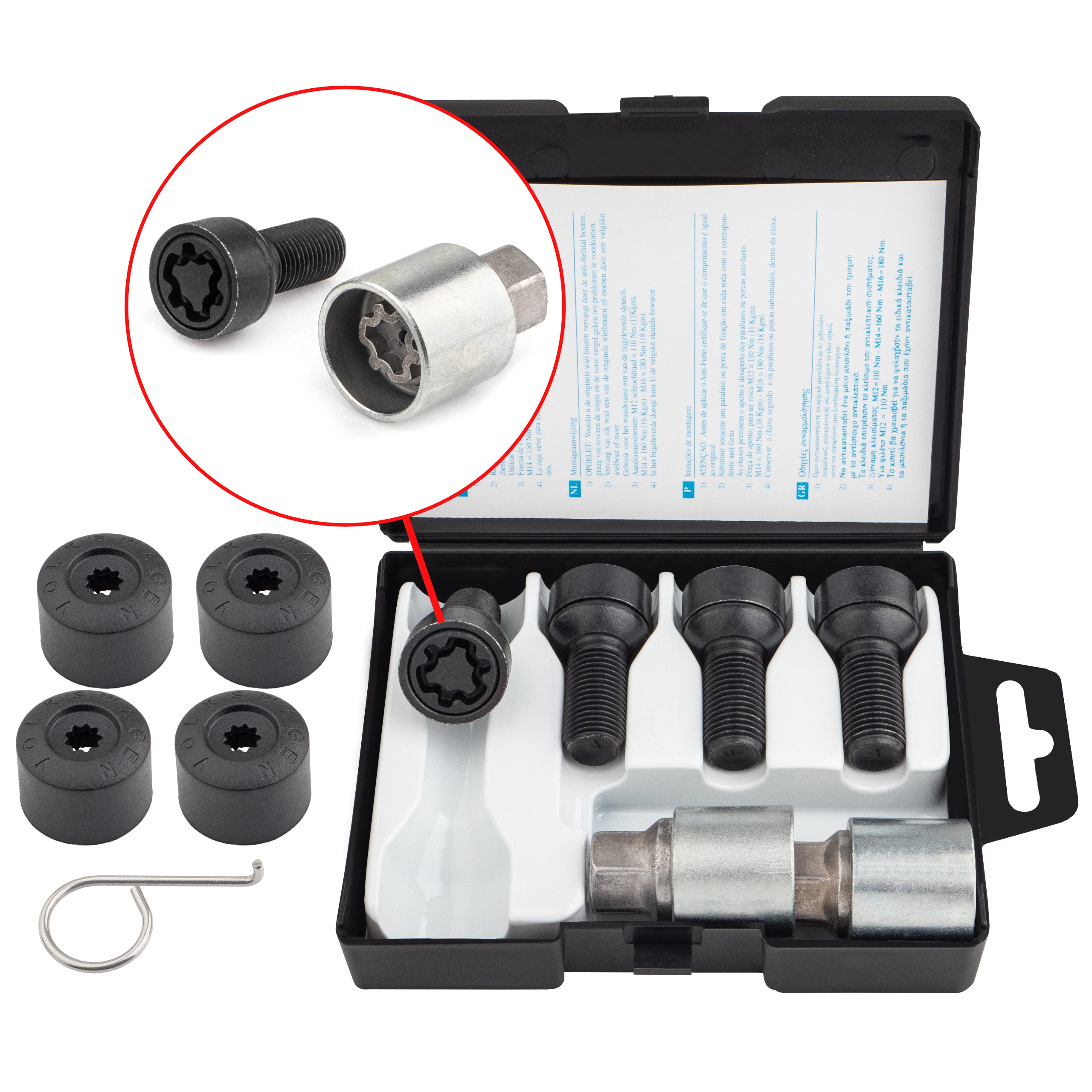 Крепежные винты FARAD M14X1. 5x27 2 гаечные ключи