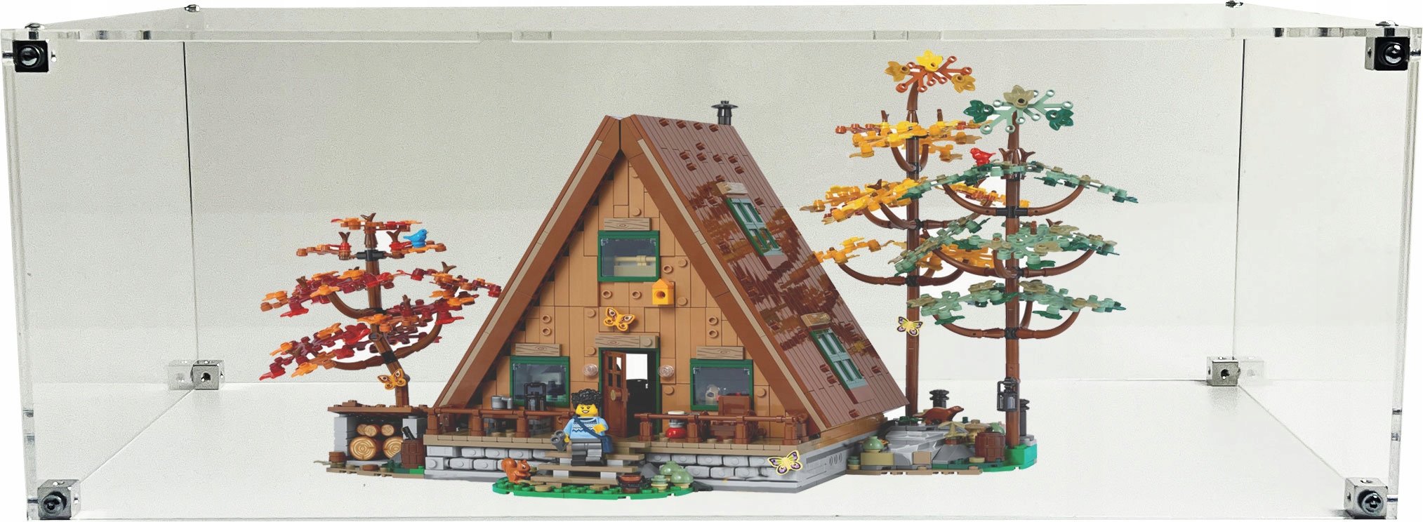 Vitrína Drewlandia pro sadu Lego Ideas 21338 Chatka ve tvaru písmene A