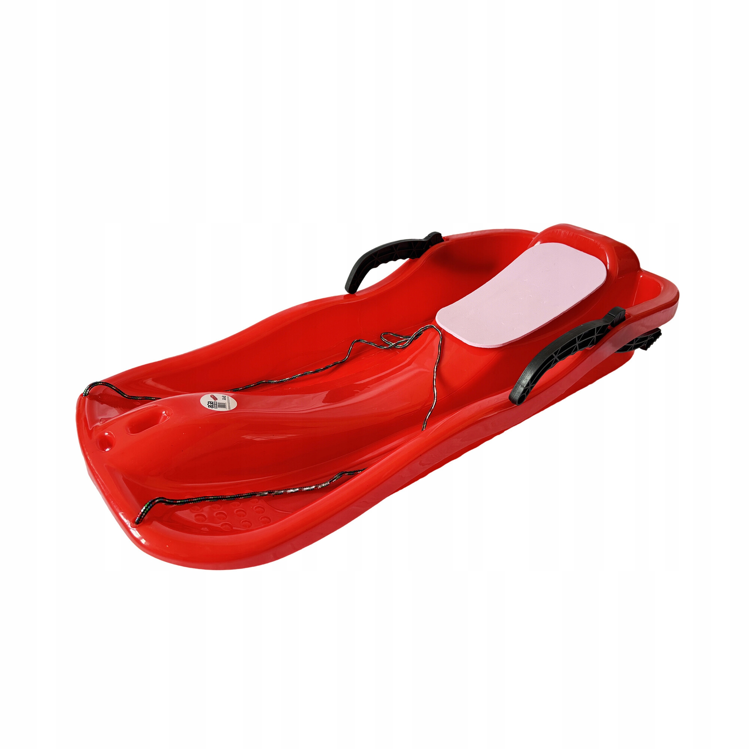 Sanki Ślizg z podparciem Tworzywo sztuczne kolor czerwony hamulec Aga