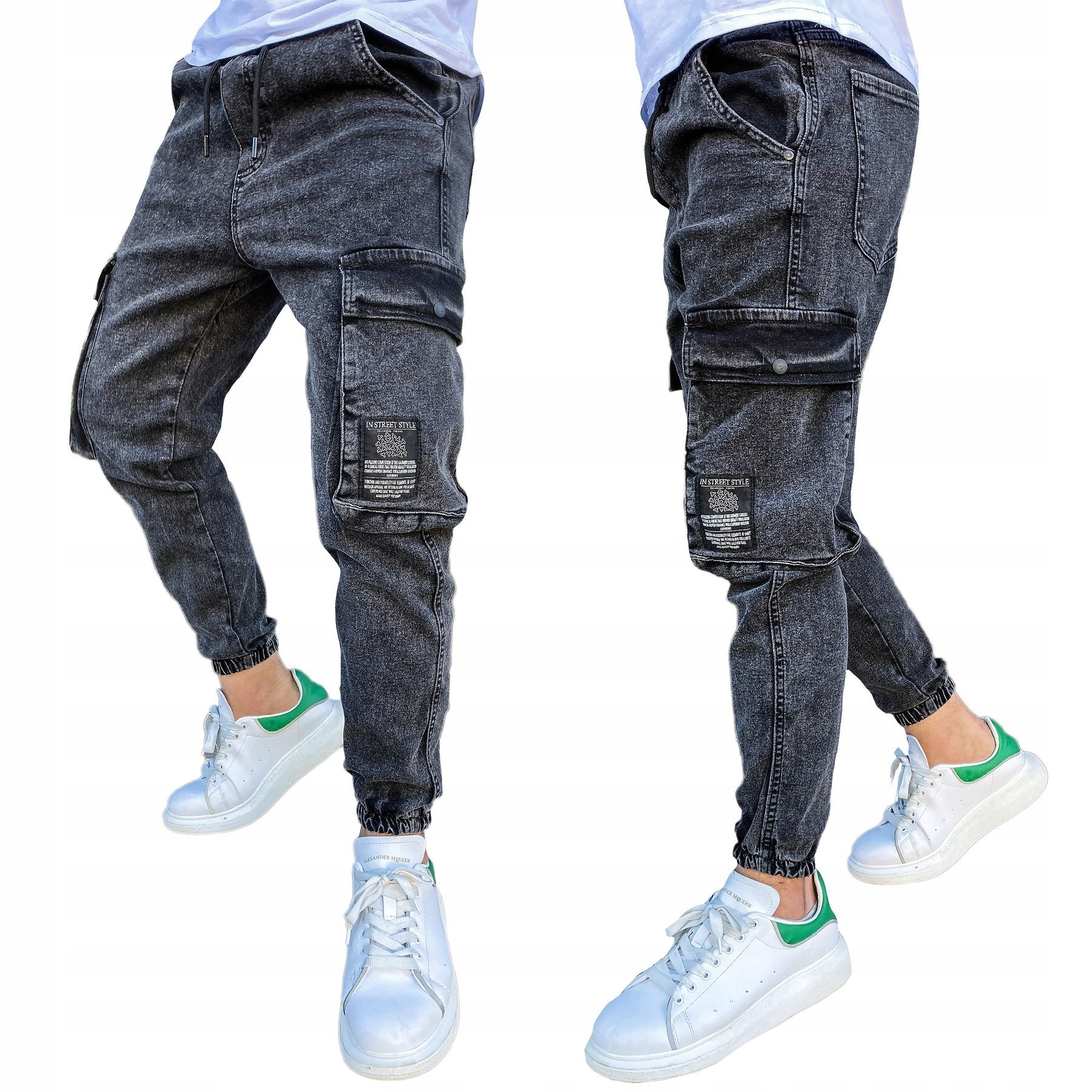 

Męskie Spodnie Joggery Bojówki ux3310 - 31