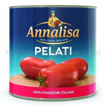 Rajčata Pelati celá oloupaná 2,5 kg Annalisa