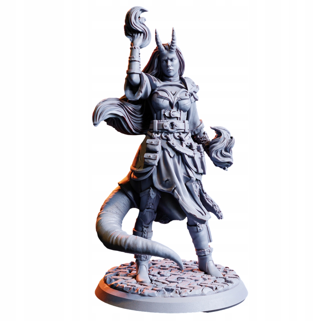 Tiefling Warlock - Tiefling Czarnoksiężnik