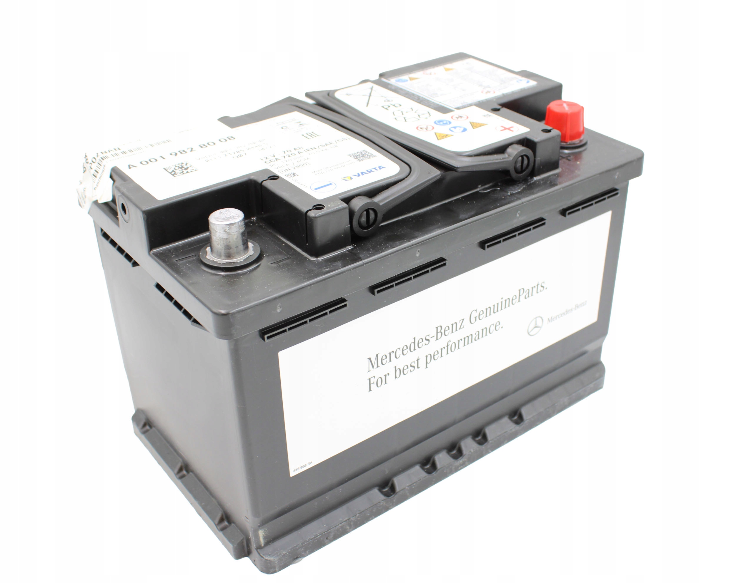 Akumulátor Mercedes Agm 70Ah 12V Vrla A001982800826