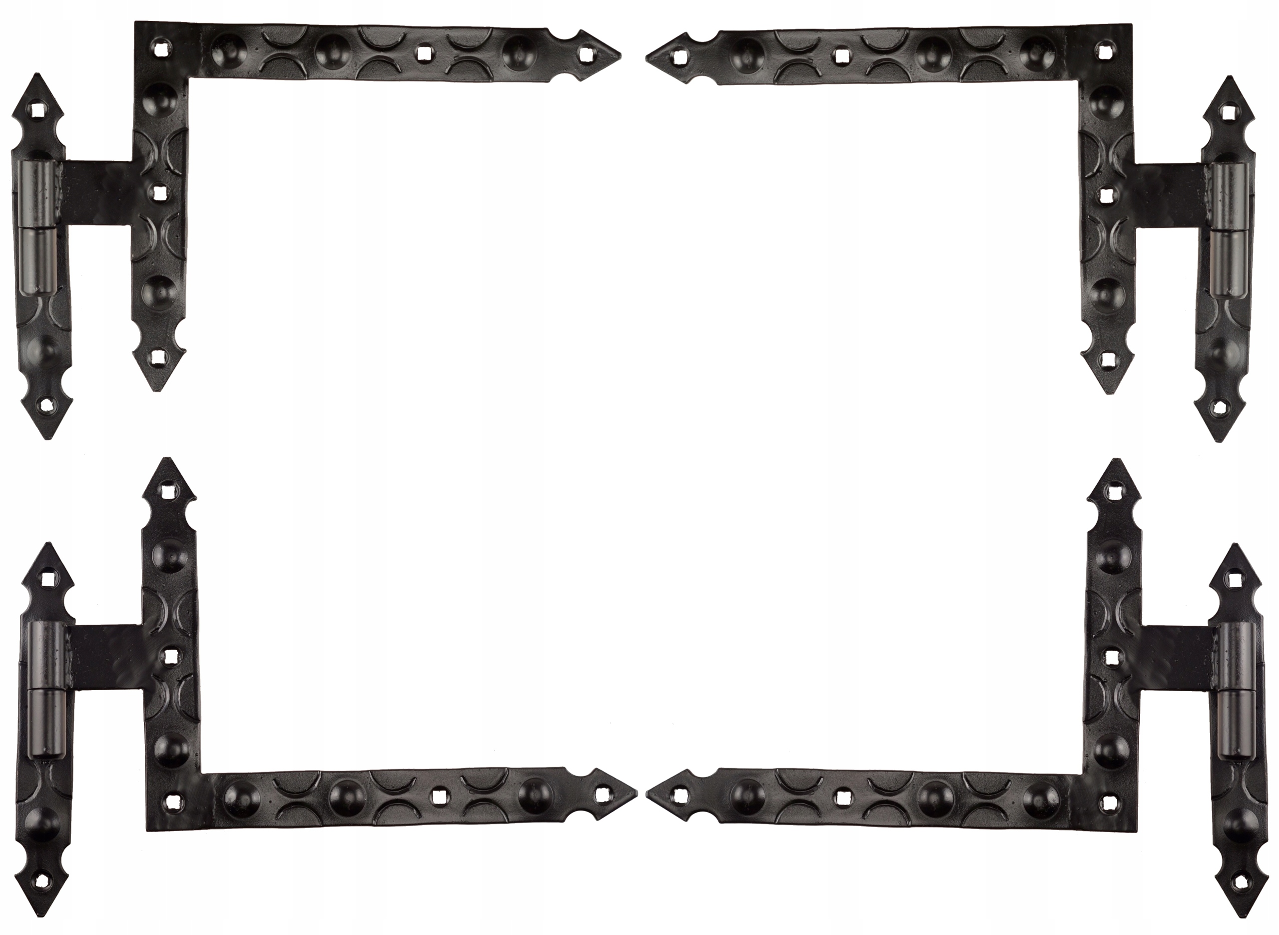 Úhlový Závěs Pro Okenice 27X20 CM Kovaný Retro 4KS