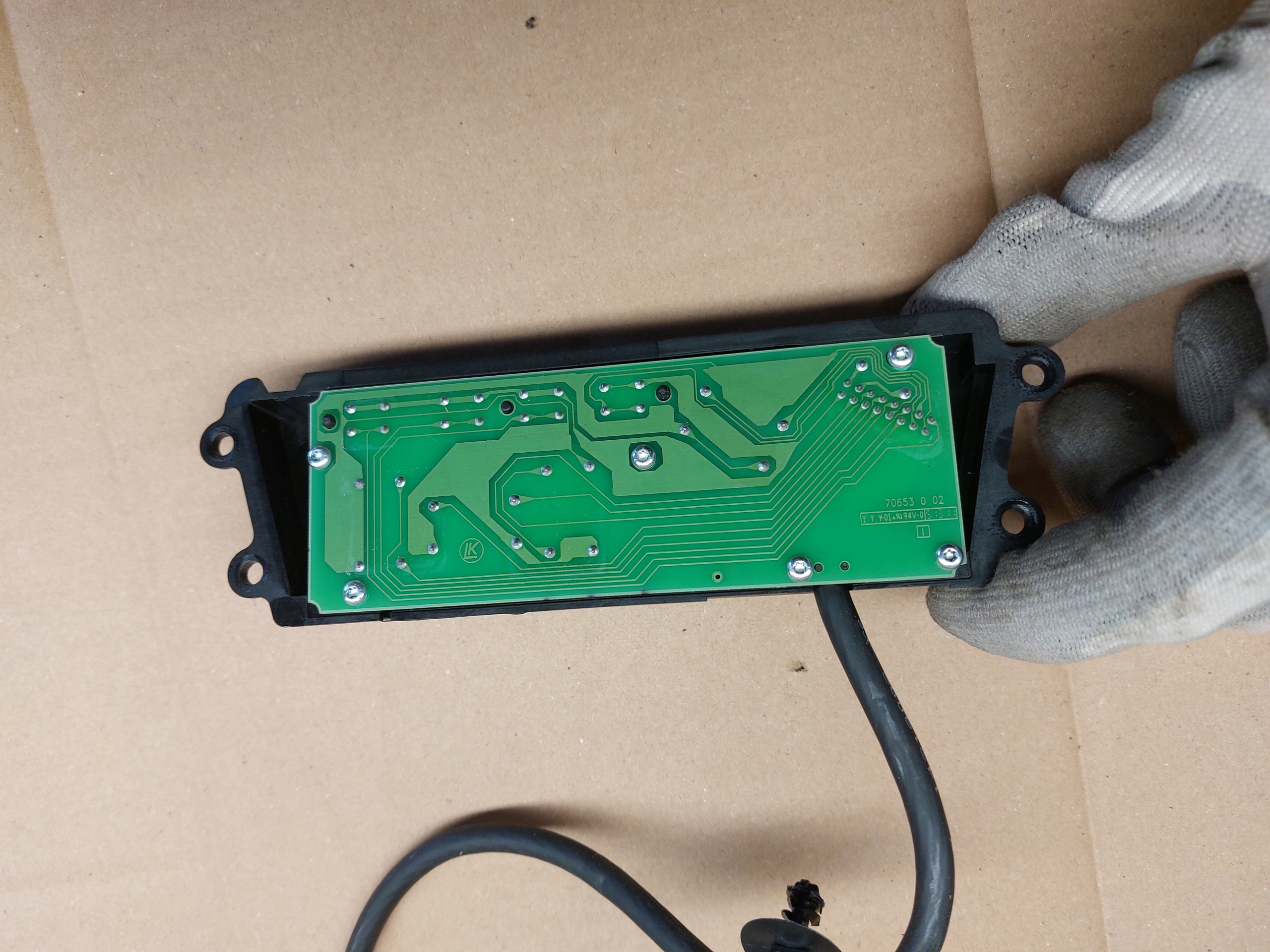 control panel PAMIECI seat right ASTON MARTIN VANTAGE 7G43-14A701-AC