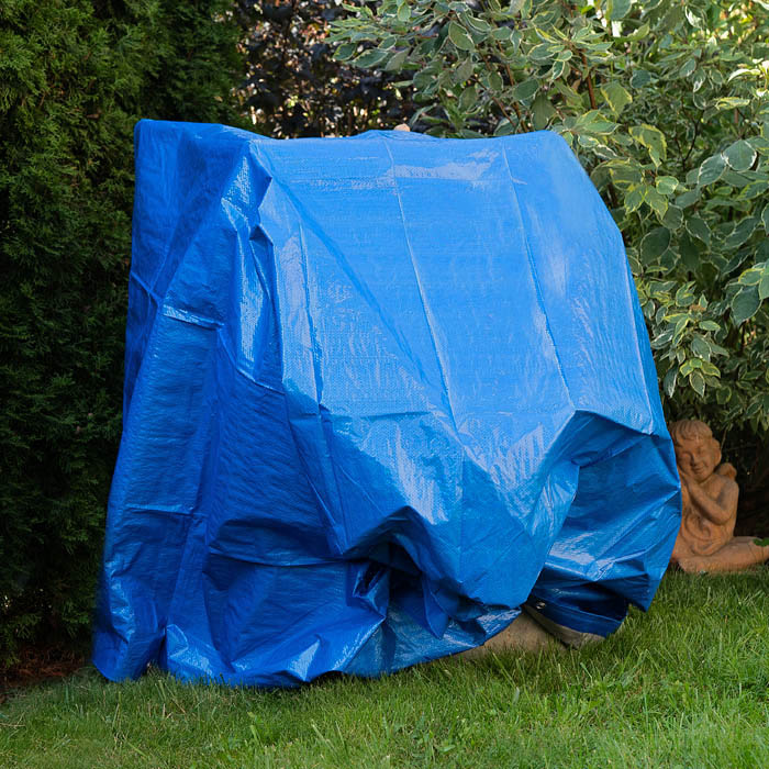 PLANDEKA 5x6 NIEBIESKA OCHRONNA ROLNICZA FOLIA OCHRONA PRZYKRYCIE TARP 6x5 Szerokość 6 m