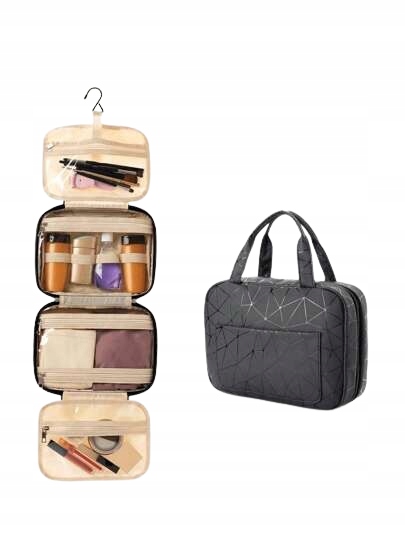 Shein Podróżna Kosmetyczka Do Zawieszania W Geometryczny Wzór 1HA