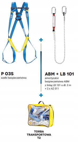 Sada Basic 3S Protekt šle lano a amort. XXL