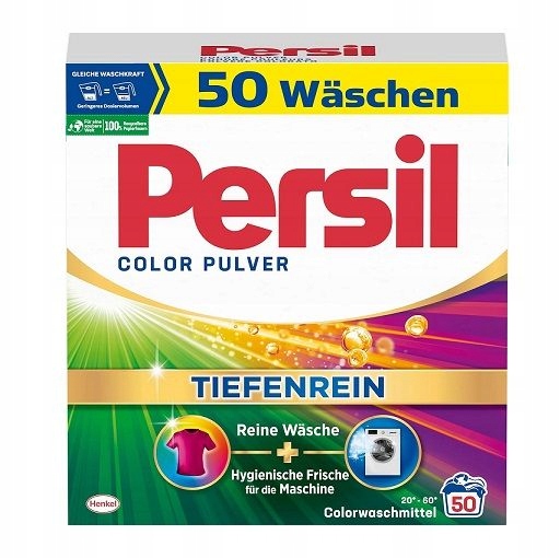 Levně Persil Prášek Barva 50 praní 3 kg Německo