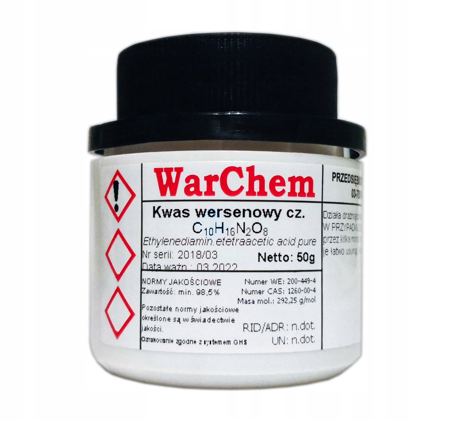 

Kwas Wersenowy czysty 50g