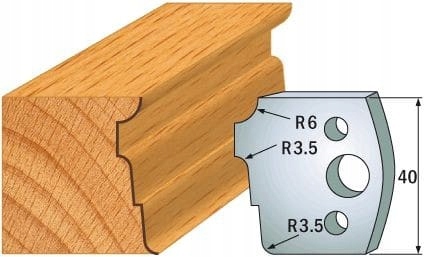 Nože pro hlavy Hss 40x4 mm 690.039 Cmt