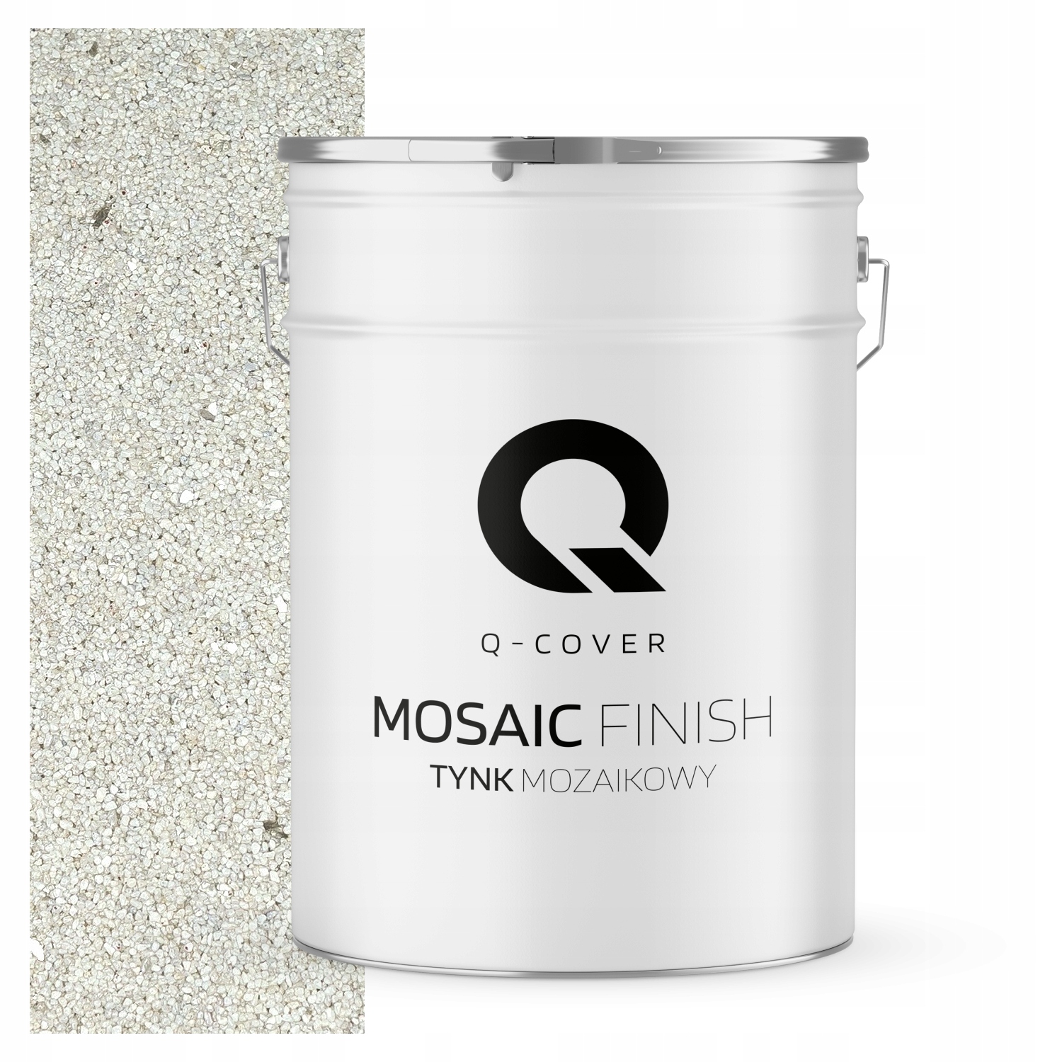 Mozaiková pryskyřičná omítka 25 kg Vnitřní vnější bílá s slídou M07 Ozdobná