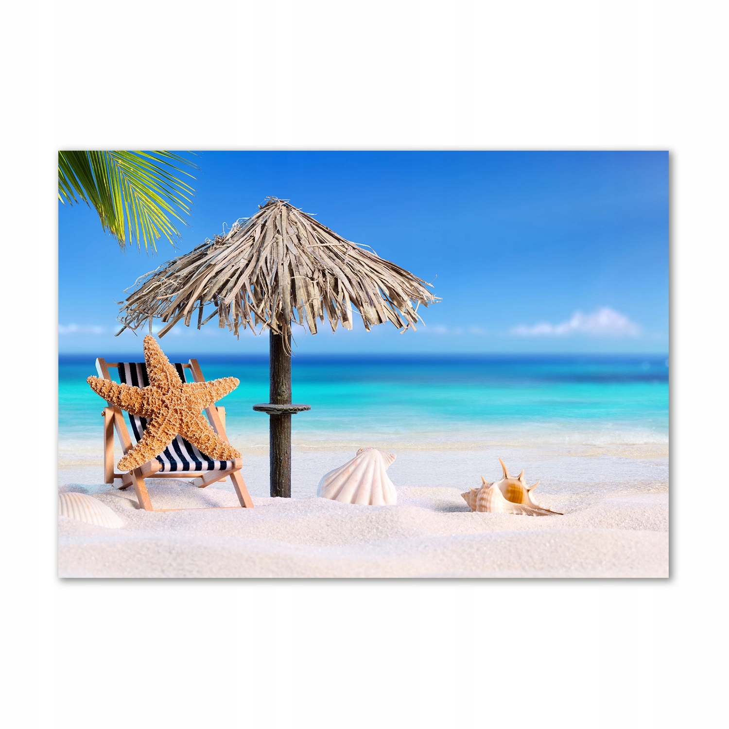 

Foto obraz szklany Wakacje na plaży 100x70