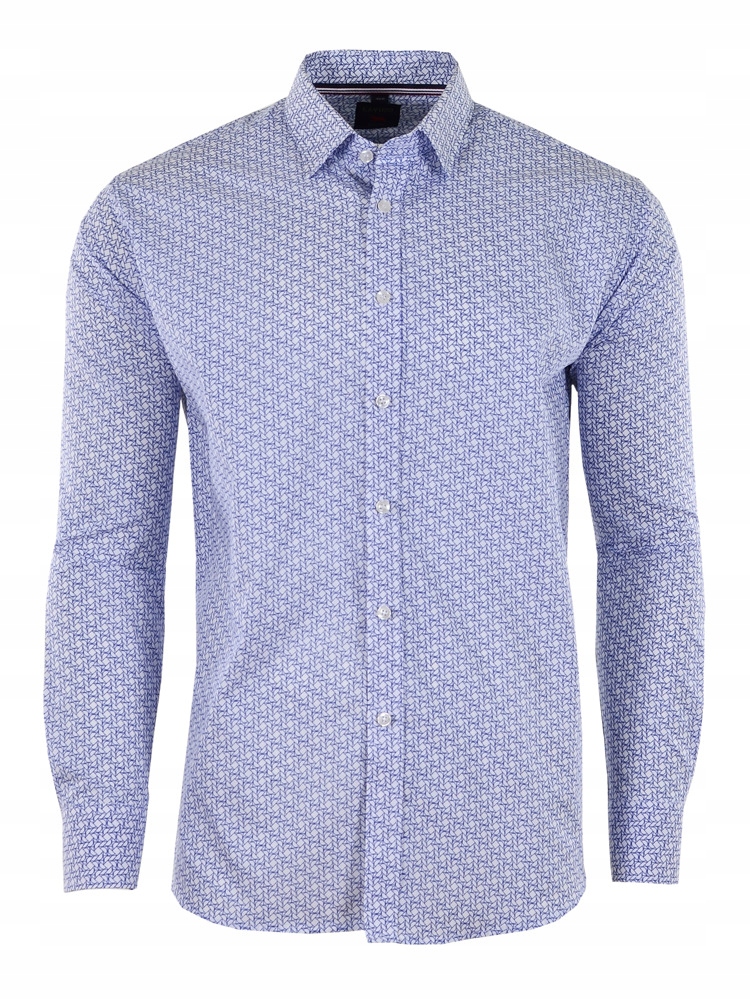 

42/43 Koszula Wzory Biała Długi