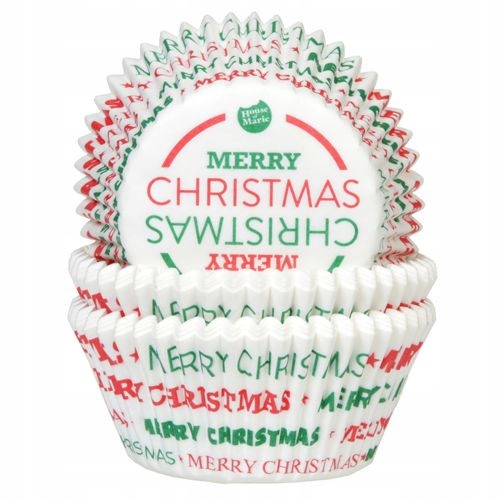 

Papilotki świąteczne do muffinek Merry Christmas