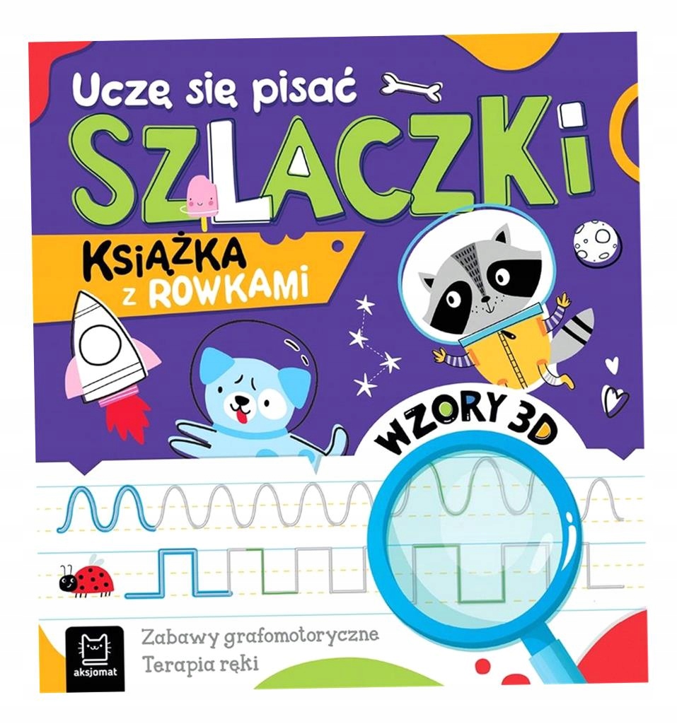 Uczę Się Pisać Szlaczki Książka Z Rowkami 3D Anna Podgórska