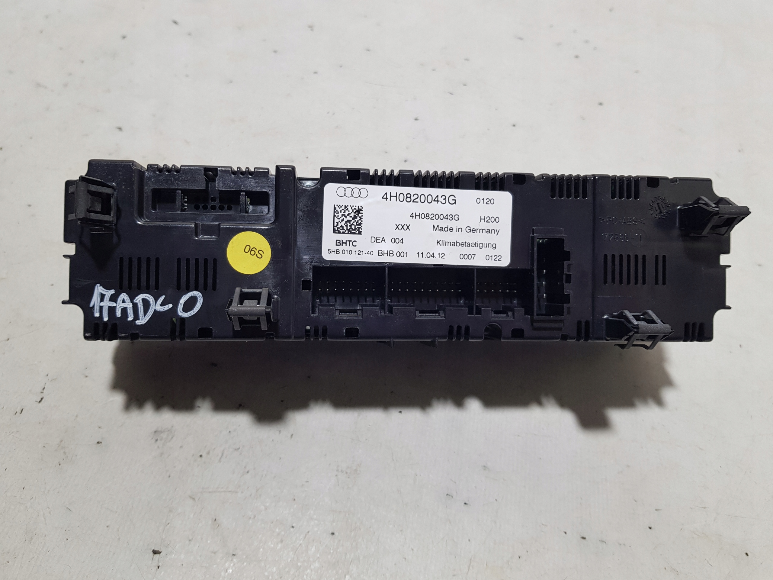 PANEL klími klimatizaci KLIMY AUDI A8 D4 4H0820043G