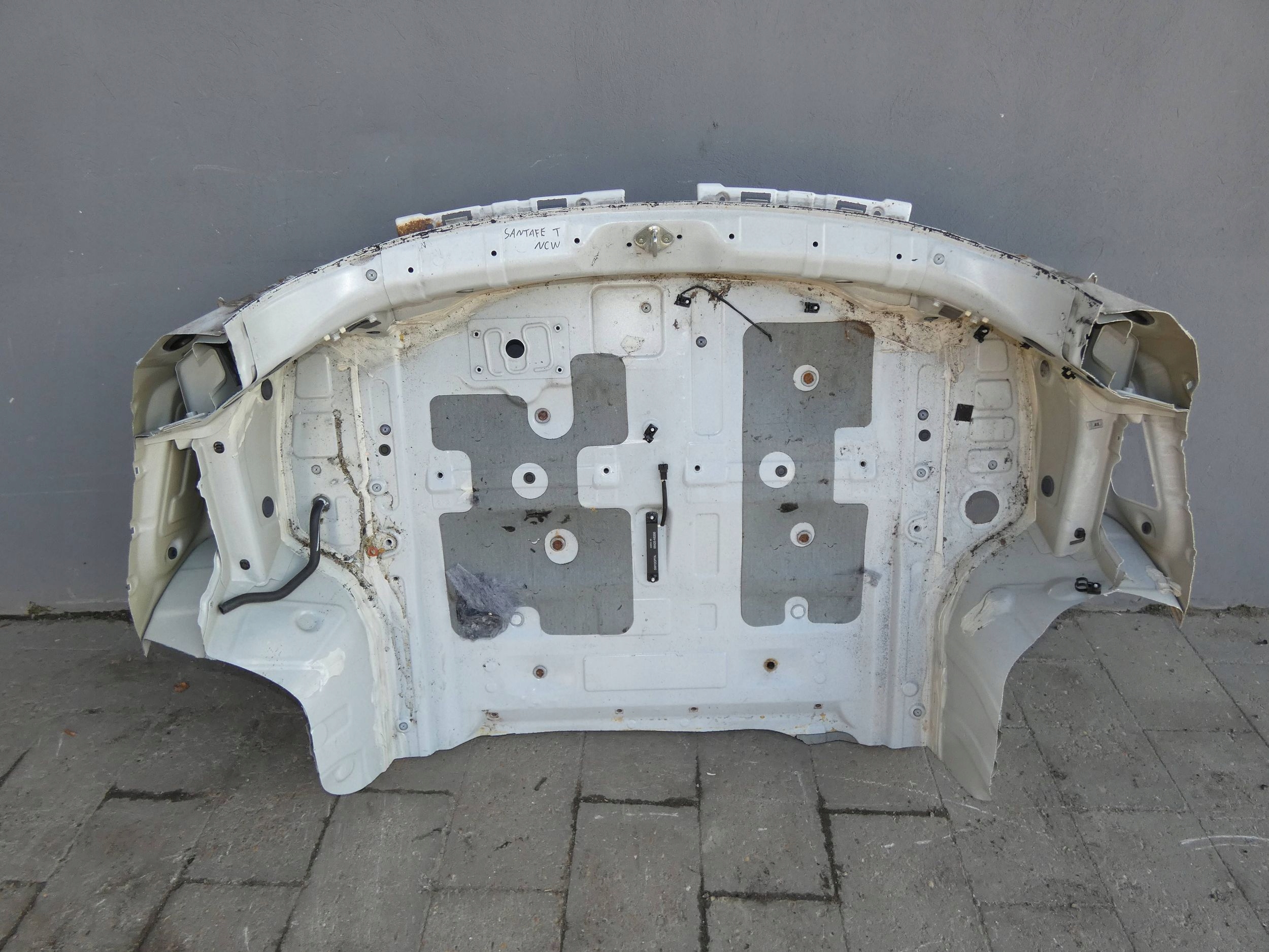 Hyundai Santa Fe III 2012- sump quarter rear panel