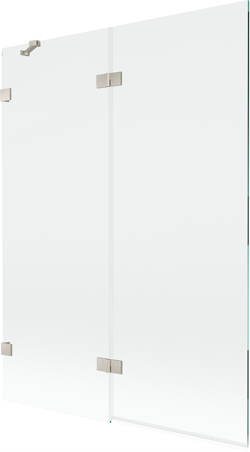 Mexen Lunar vanová zástěna 2-křídlová levá 130 x 150 cm, transparentní, kar
