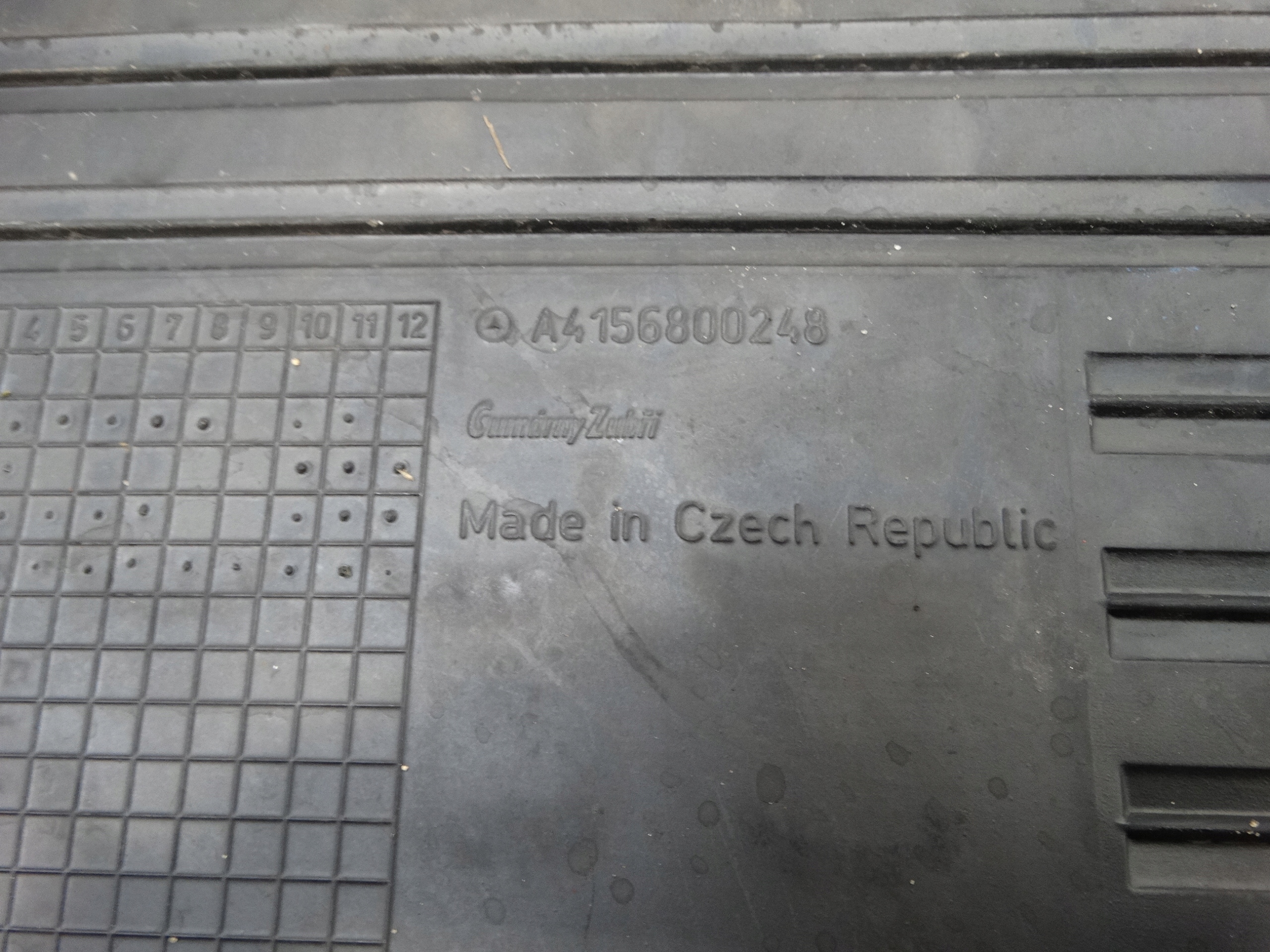 mats rubber front front MERCEDES CITAN A4156800248