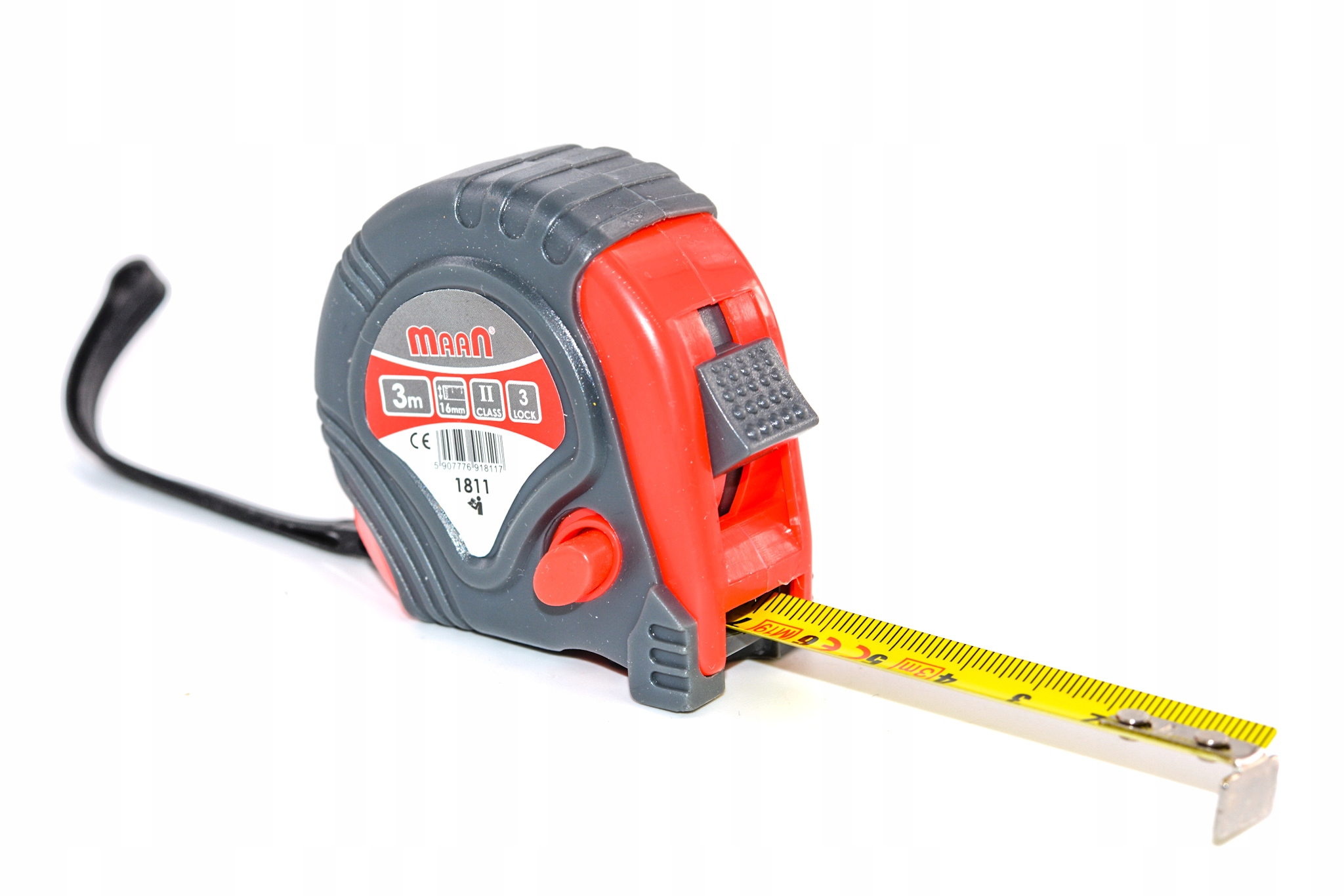 

Miara metówka zwijana taśma z blokadą 3 m x 16 mm