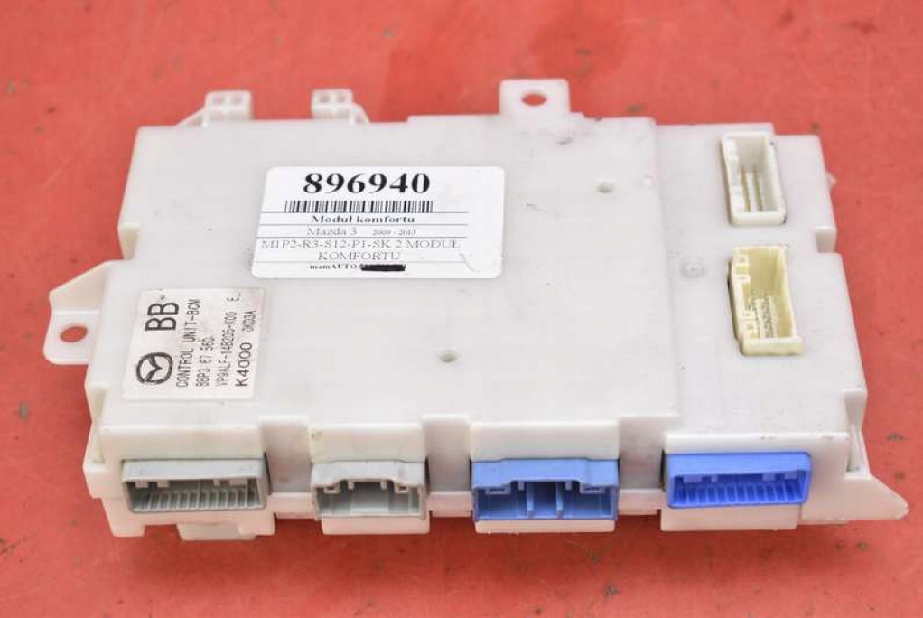 unité commande confort BBP3-67-560 MAZDA 3 2 II BL 1.6 16V 105 KM 09-13