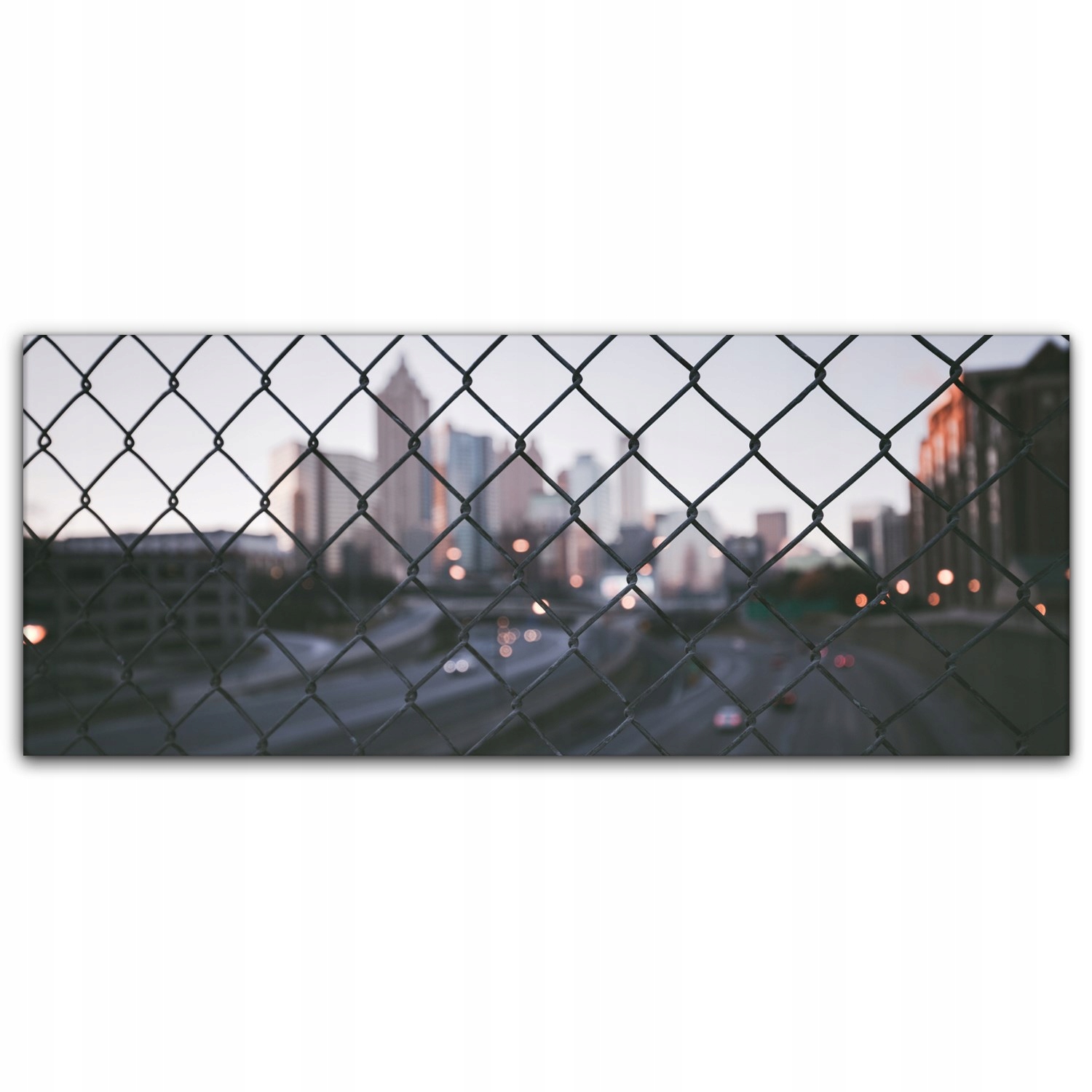 

Canvas do sypialni 125x50 Miasto Atlanta Budynki