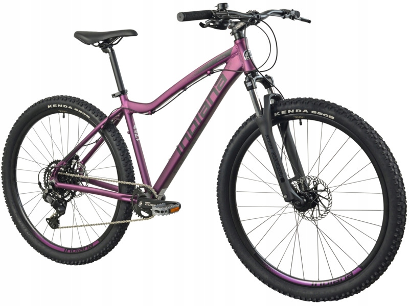 Rower górski Mtb Indiana X-Pulser 3.7 D19 27.5 cala damski Fioletowy