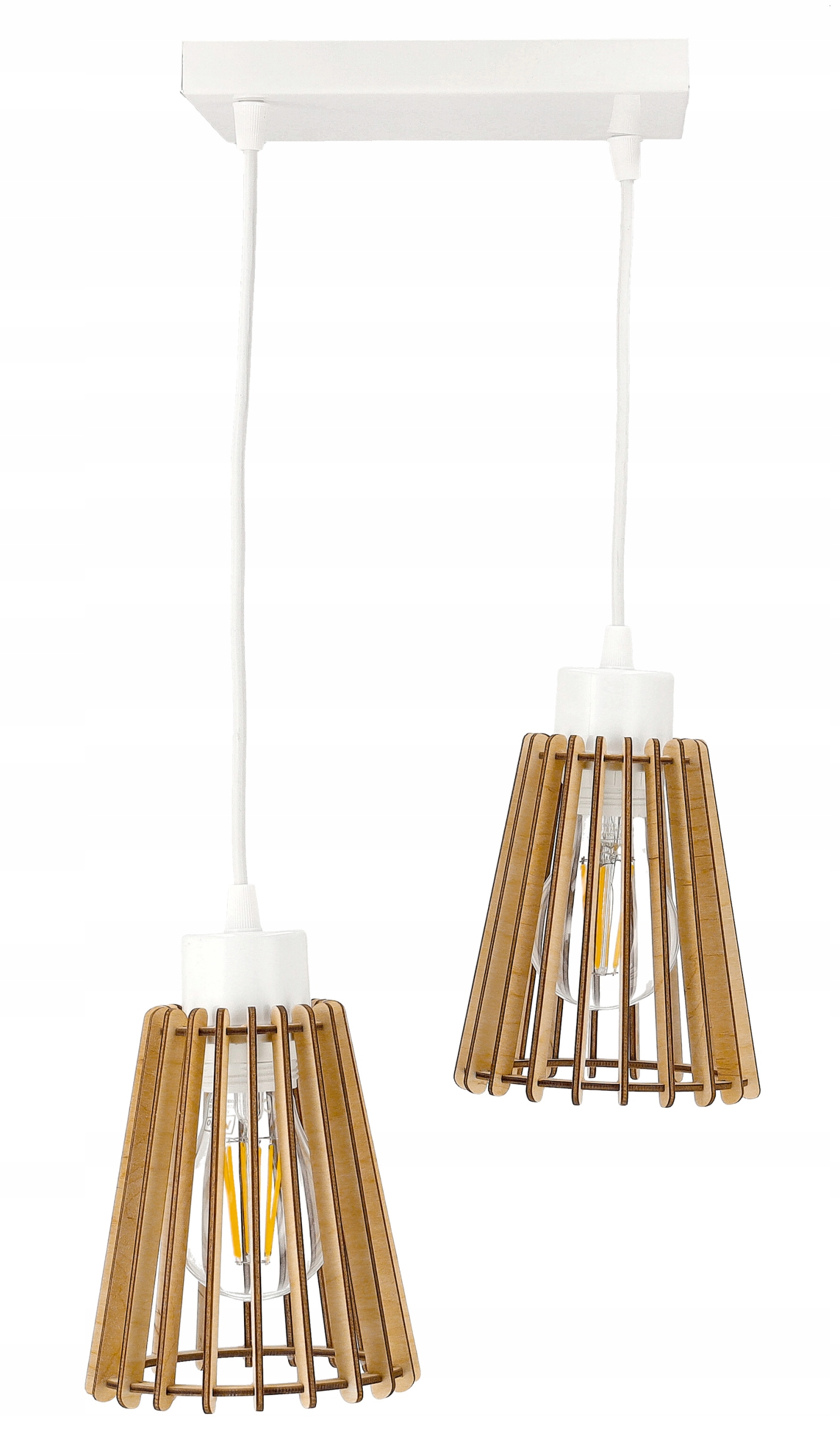 

Lampa wisząca zwis żyrandol sufitowa Loft Drewno 2