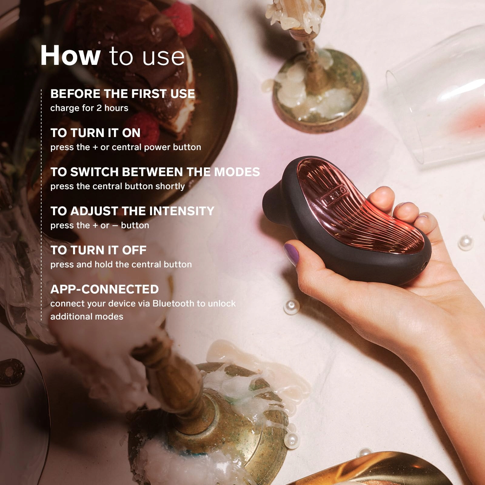 LELO SONA 3 Cruise Wibrator Dla Kobiet Z Bluetooth Klitoris Stymulator — miniatura 6