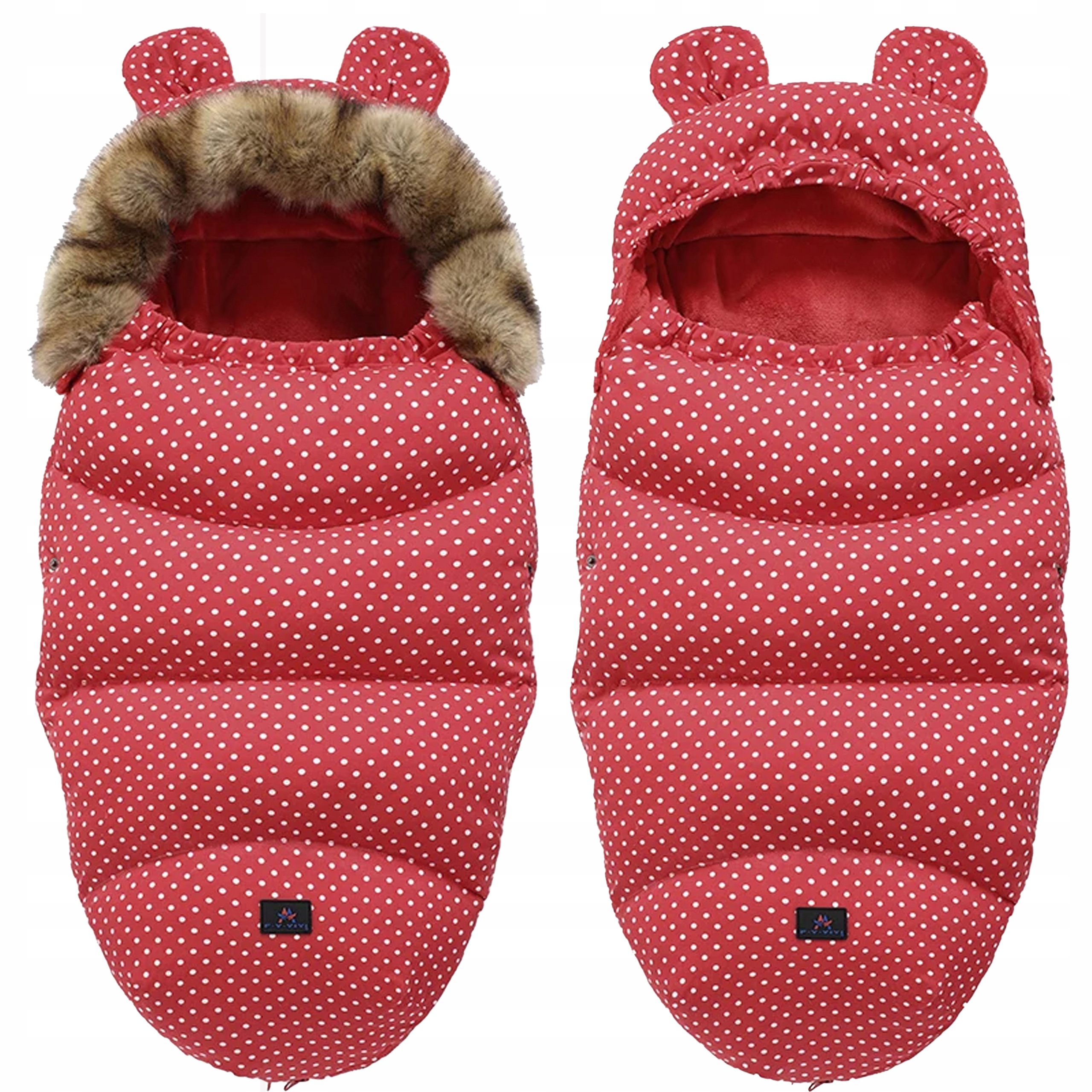 ŚPIWOREK PREMIUM DO WÓZKA GONDOLI SANEK CIEPŁY Z FUTERKIEM ŚPIWÓR OCIEPLANY