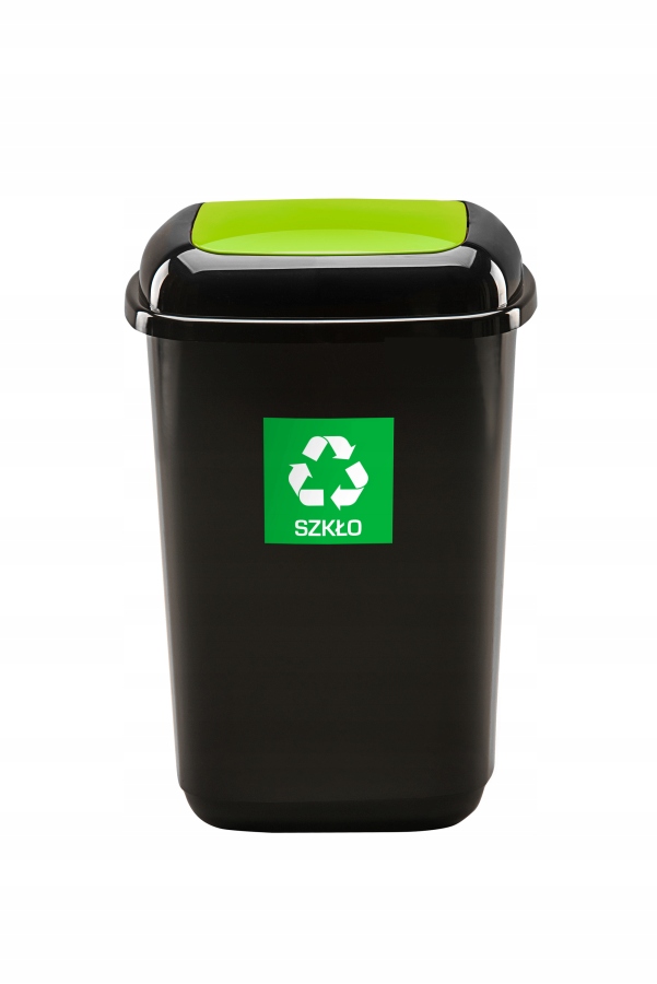 

Kosz do segregacji odpadów śmieci 12L Zielony