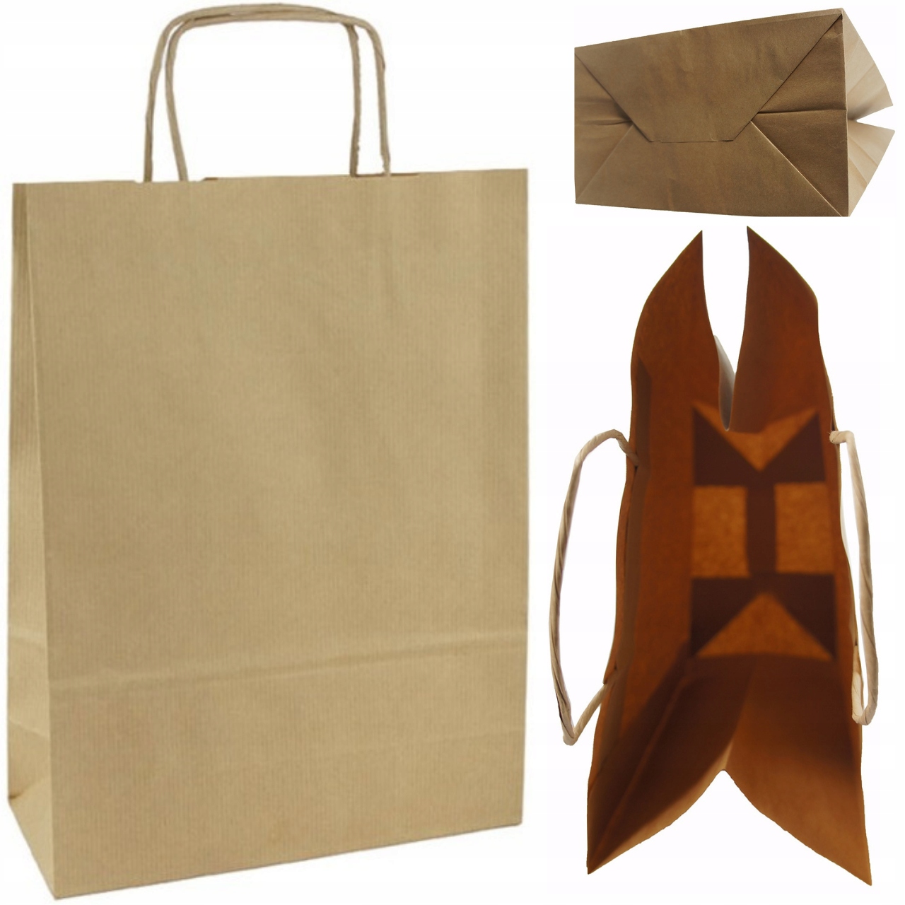 

Torby Papierowe torebka papierowa 24x10x32cm 25szt